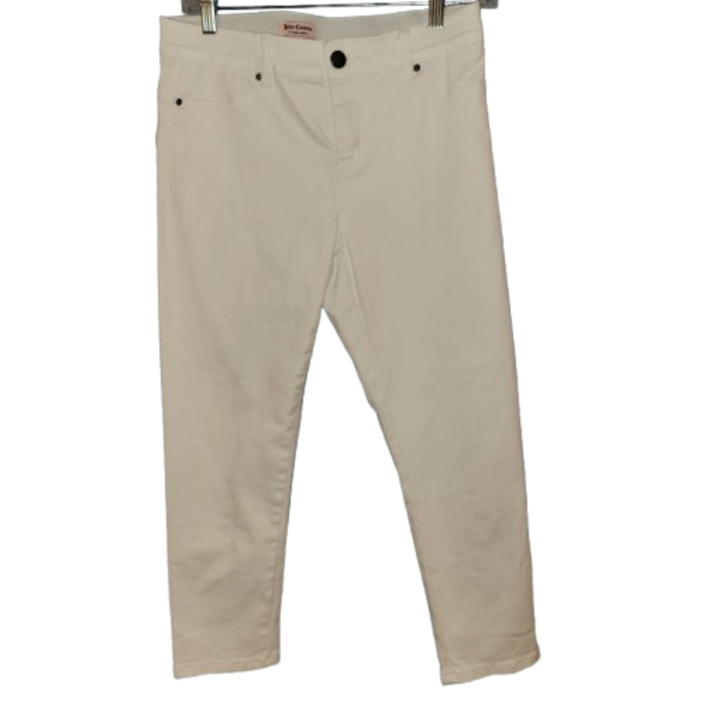Juicy Couture Los Angeles white denim pants